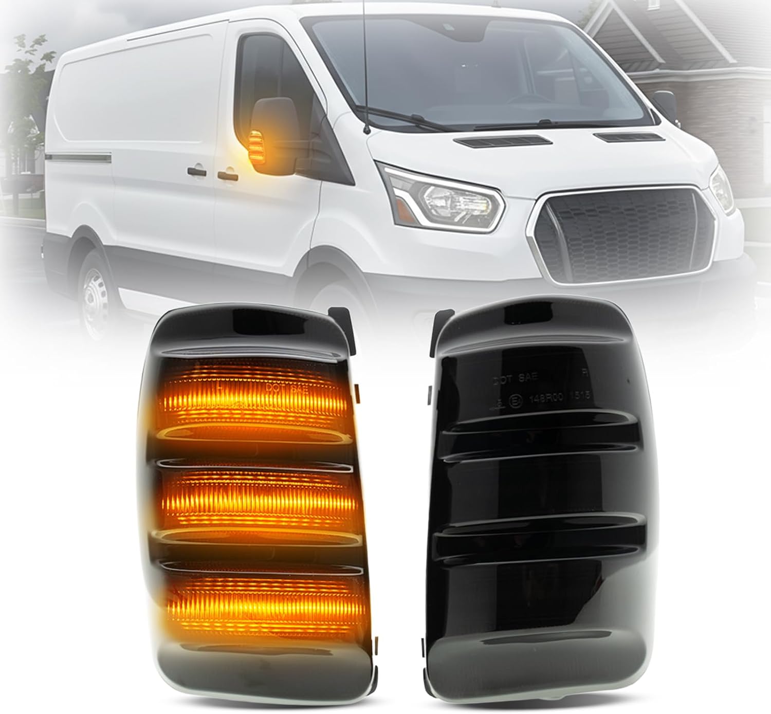Intermitente LED espejo Ford Transit MK8 2014-2025