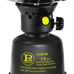 Proweltek COOK60P – Hornillo de gas camping 1300 W