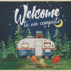 Felpudo comfoyar para caravana y casa - Alfombra antideslizante 43x75 cm