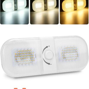 SUPAREE Luces LED 12V Interior Caravana, 3 colores regulables