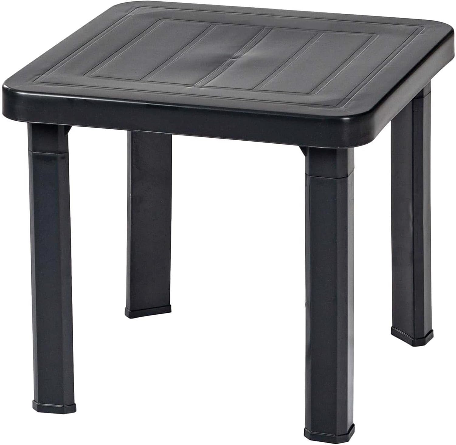 Mesa auxiliar exterior Resol Garbar 47x47 cm Antracita