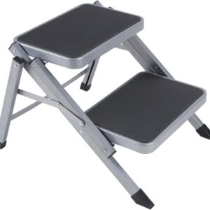 Taburete plegable Bo-Camp BC – Doble, compacto y resistente
