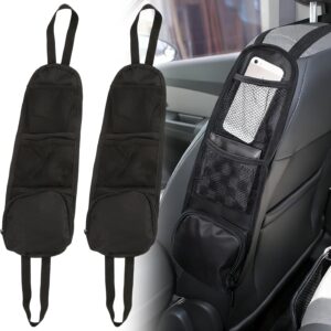 Organizador asiento coche 2 unidades, Oxford 600D, plegable