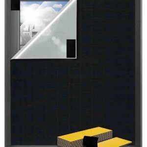 Estor opaco sin taladrar Yukeitr 200x145 cm