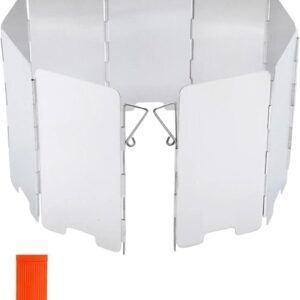 14 Placas Cortavientos Aluminio Camping Gas