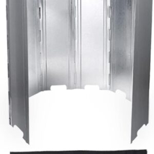 Paravientos para hornillo de camping plegable aluminio