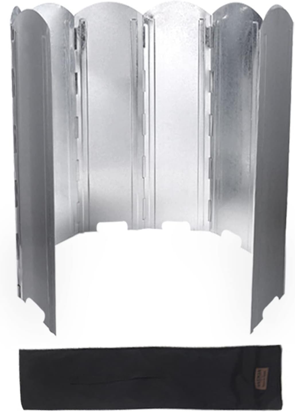 Paravientos para hornillo de camping plegable aluminio