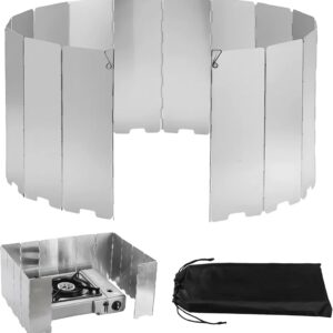 Parabrisas plegable aluminio camping 16 placas - EXIN DEHCEN