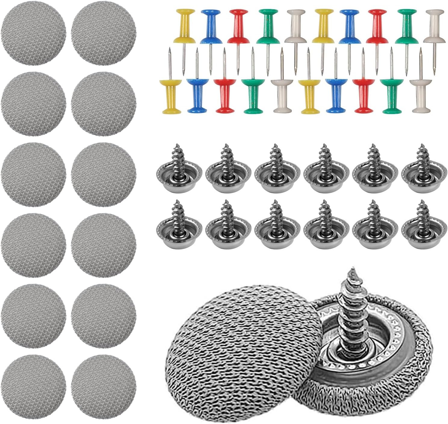 Kit 160 remaches techo coche JRJRN universal