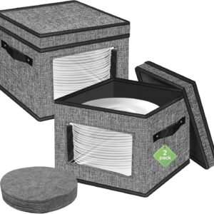 Caja fieltro vajilla autocaravana 30,5x30,5x20,3 cm