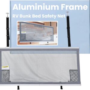 Red seguridad literas caravana 49x22" aluminio Gloppers