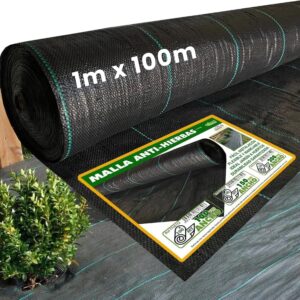 Malla Antihierbas Exma 1x100m - Solución Eficaz para Jardín