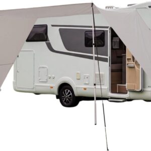 Toldo para caravana 250x240 cm gris con paredes laterales