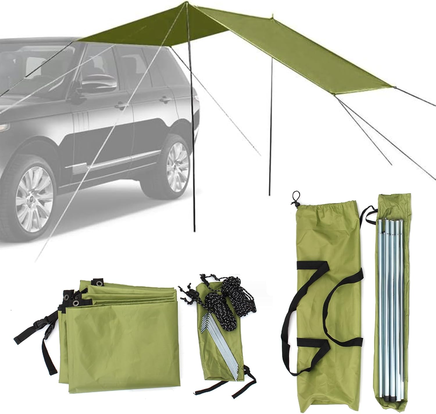 Toldo lateral para coche con protección solar Ysislybin