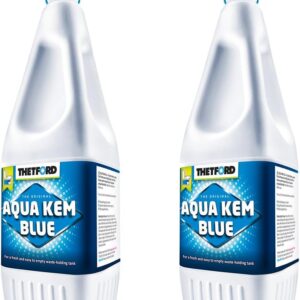 Thetford Aqua KEM Blue 2L - Pack 2 unidades para inodoro químico