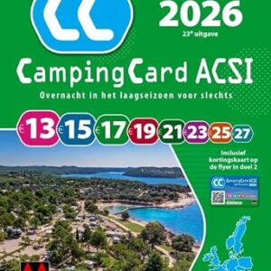 ACSI CampingCard 2026: Set 2 volúmenes (guía holandesa)