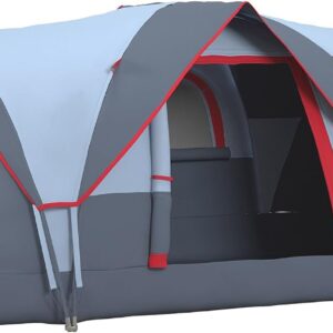 Tienda de campaña familiar Outsunny 5-6 personas