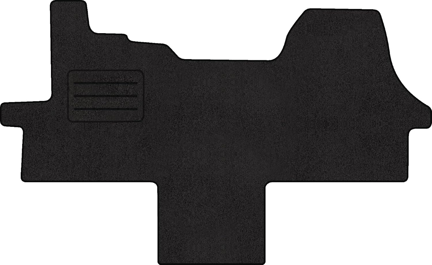 Alfombrillas delanteras LUX terciopelo negro Fiat Ducato III