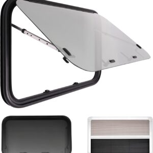 Ventana caravana DIFU 900x550 mm, cristal templado ECE 43R