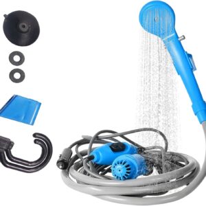 Ducha portátil 12V SEMINISMAR para camping y viajes