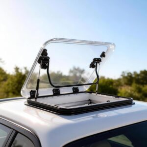 Ventana techo autocaravana 50x50cm LED UV/insectos UKETO