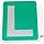 Placa L Homologada Conductor Novel Moto 10x13 cm
