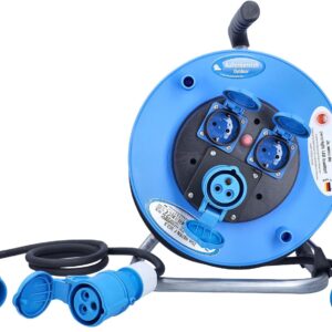 Kit camping CEE AS-Schwabe: carrete + cable extensión 25m