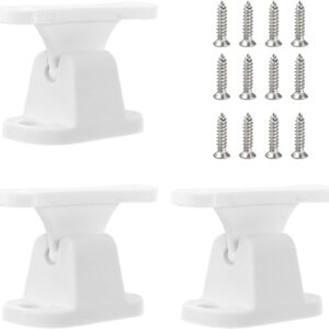 3 Topes Puerta Autocaravana Blanco + 12 Tornillos (MIPIACE)