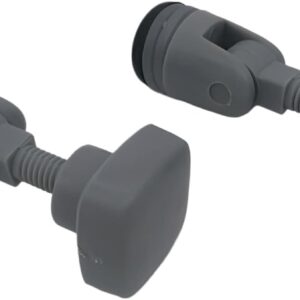 CR-MOESANCO® 2 pomos cierre ventana gris (caravana, autocaravana, barco)