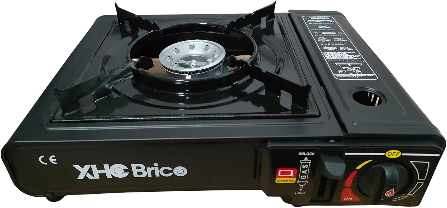 XHC BRICO Cocina Portátil Doble Uso Gas 227g/Butano