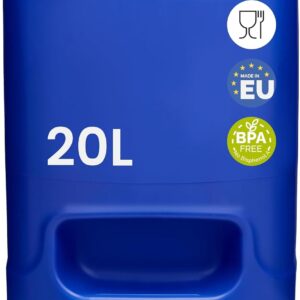 Garronda Bidón 20L con grifo azul – Depósito agua camping