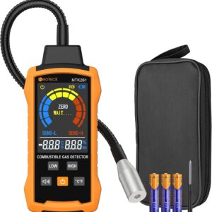 Neoteck Detector de fugas de gas natural con sonda flexible