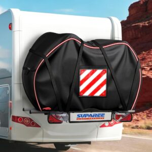 SUPAREE Funda 2 Bicis Impermeable 420D para Autocaravana