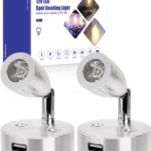 SUPAREE Luces Camper 12V LED con USB y regulable