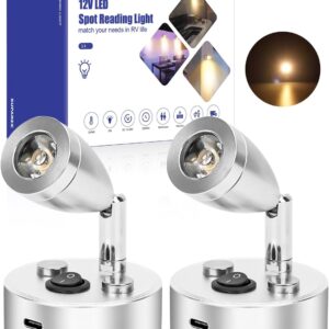 SUPAREE Luces LED 12V para Camper (2 uds.)