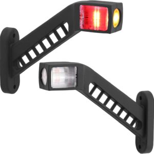 Justech Luces de Galibo 6LED Homologadas E-Mark para Camión