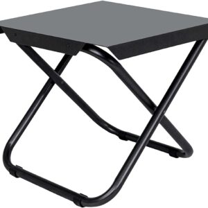 Mesa Auxiliar Plegable Crespo AP/290 Negro (43x45 cm)