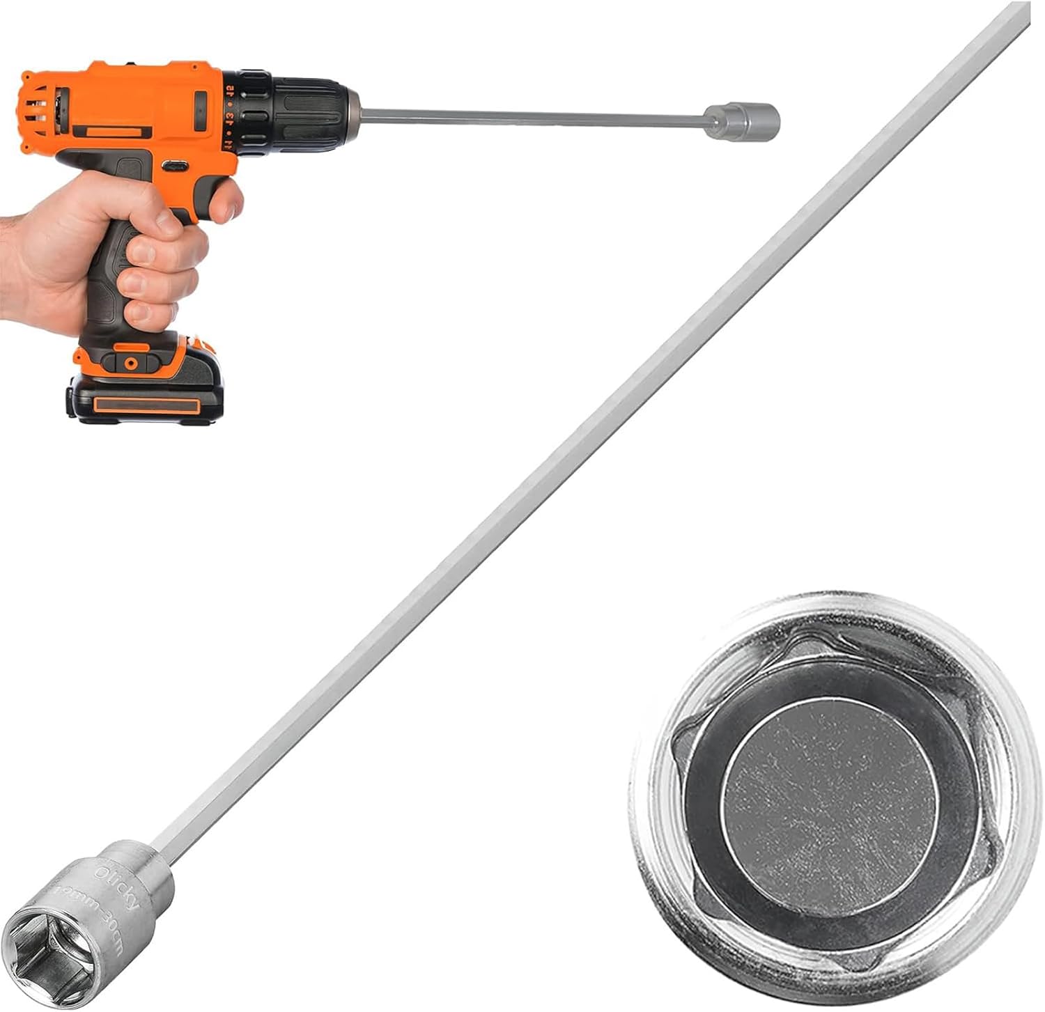 Enchufe de extensión 19mm 30cm para caravanas y casas móviles