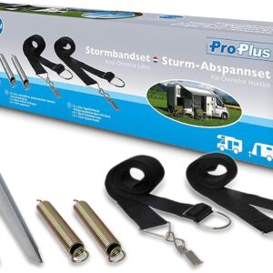 Juego correas tensoras ProPlus para toldo Omnistor anti-tormentas