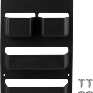 Organizador puerta WC autocaravana negro Xztrdi