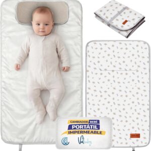 Cambiador portátil bebé Valvani plegable impermeable