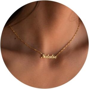 Collar personalizado con placa dorada 14K - coobopet
