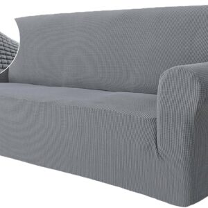 Funda Sofá 3 Plazas Ystyle Elástica Antideslizante Gris Claro