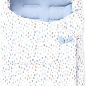 Saco Capazo Estampado Azul Mayoral para Bebé