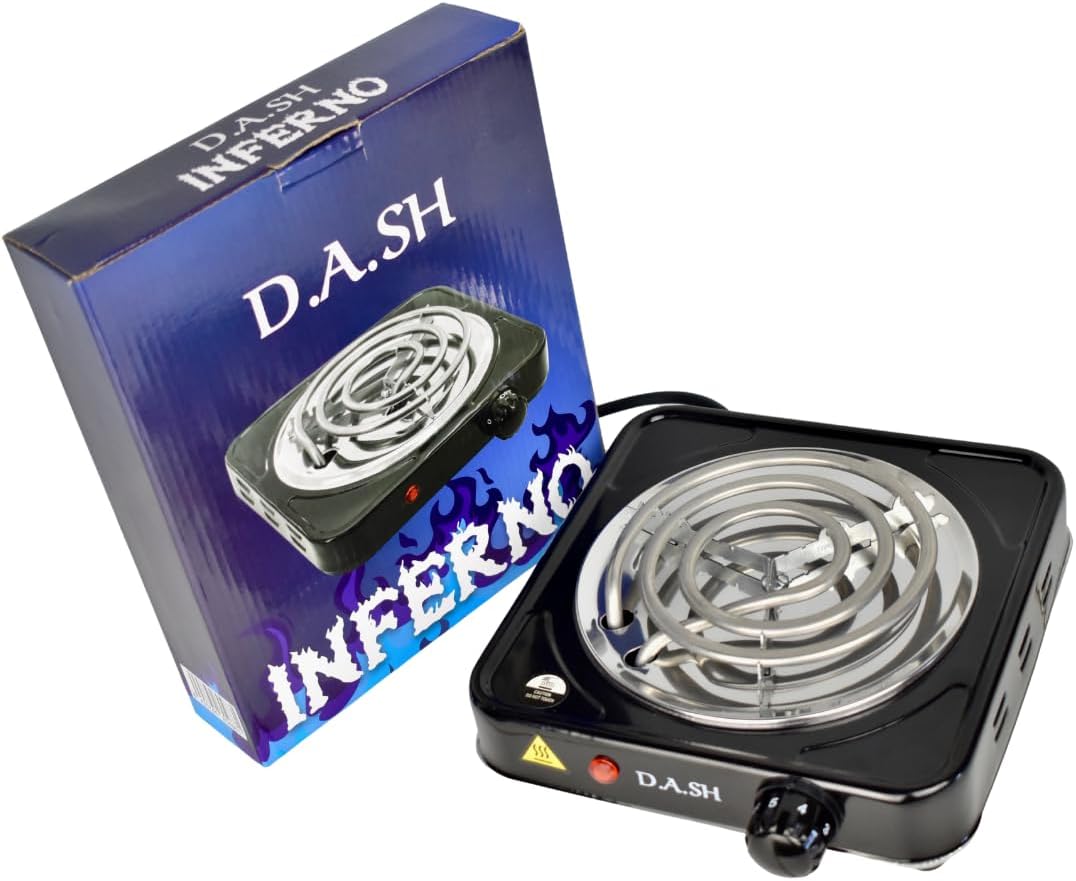 Hornillo 1000W para carbones de cachimba D.A.SH