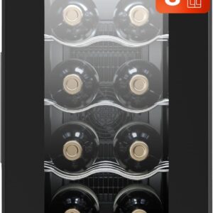 EVVO VT8 - Vinoteca 8 Botellas, Silenciosa y Táctil