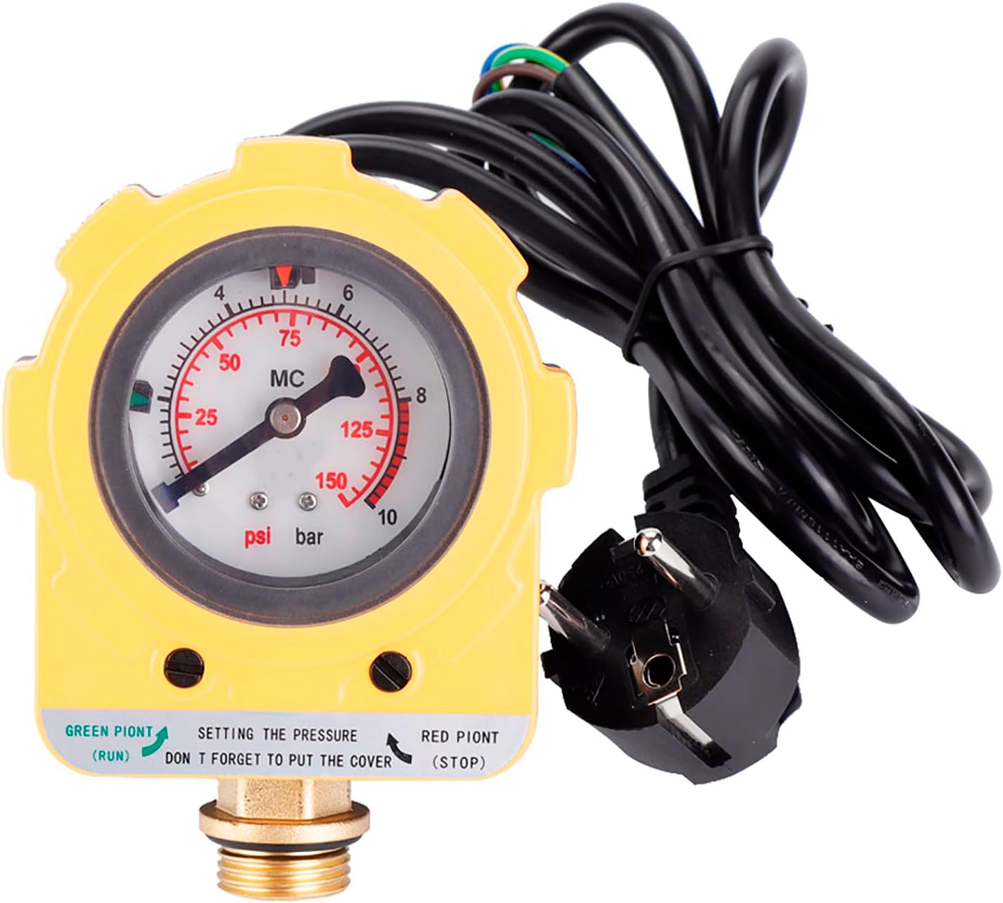 Regulador presión bomba agua 10 bar NPT 1/2" 220V TICFOX