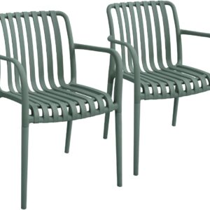 Pack 2 Sillas Apilables Kaia, Exterior en Polipropileno