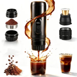 Cafetera Portátil Espresso Senprity 20 Bar