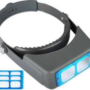 Lupa profesional con diadema ajustable Elechood